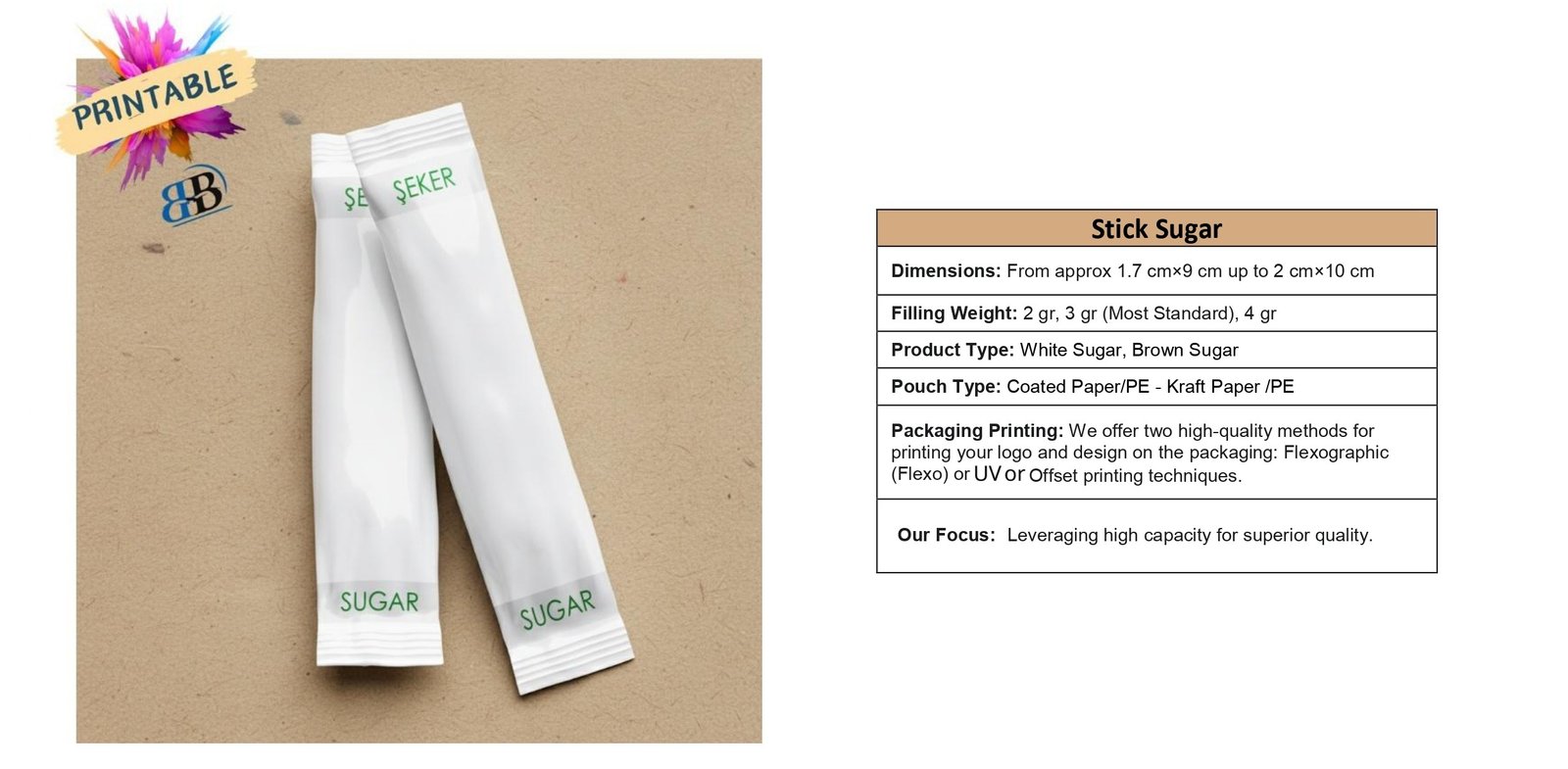 stick sugar baba ambalaj